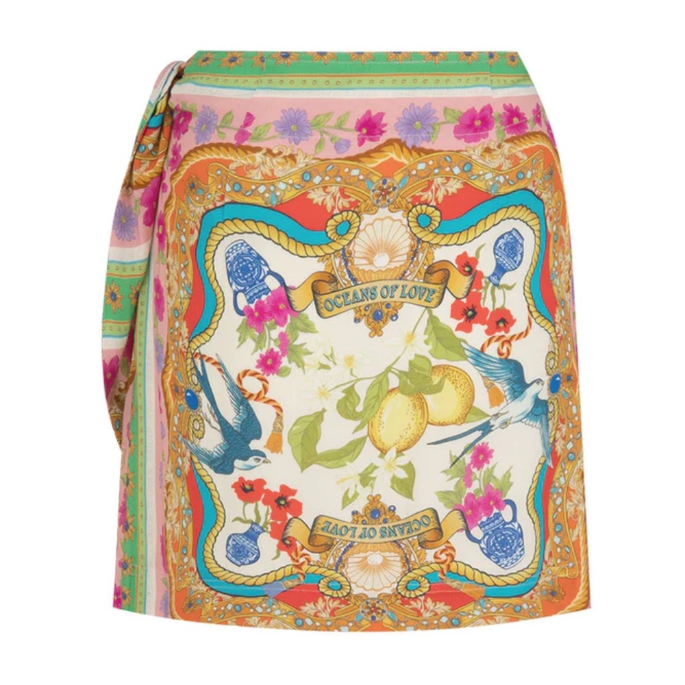 Spell Maddelena Wrap Skirt Mosaic - Large - RARE - Picture 6 of 6